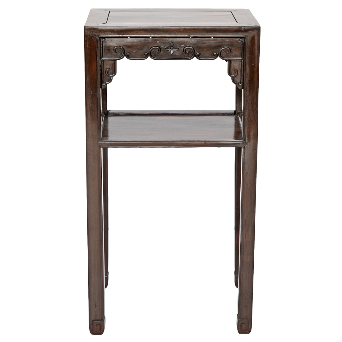 Early 20th C. Mahogany Chinese Style Plant Stand (1 of 8)