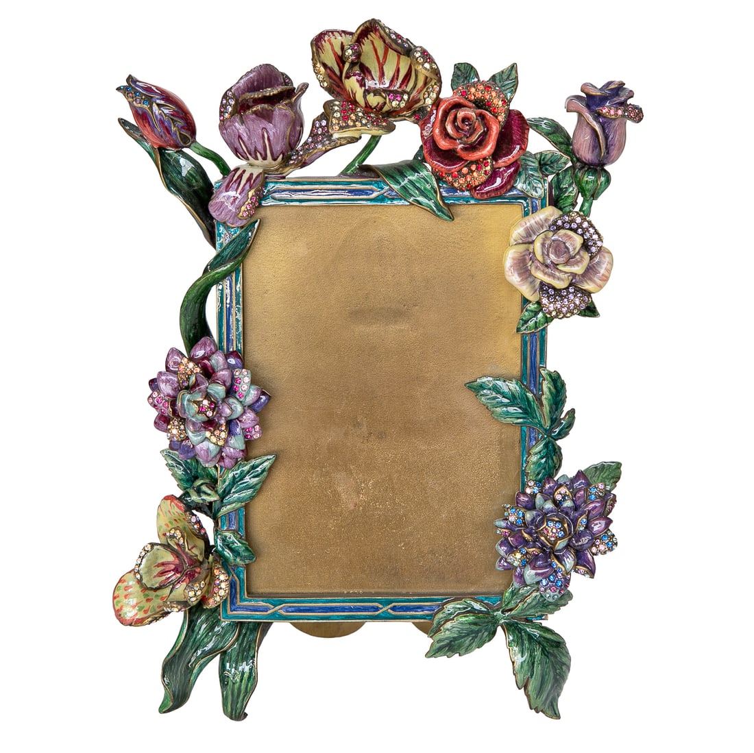 Vintage Enamel Jeweled Jay Strongwater Frame (1 of 7)