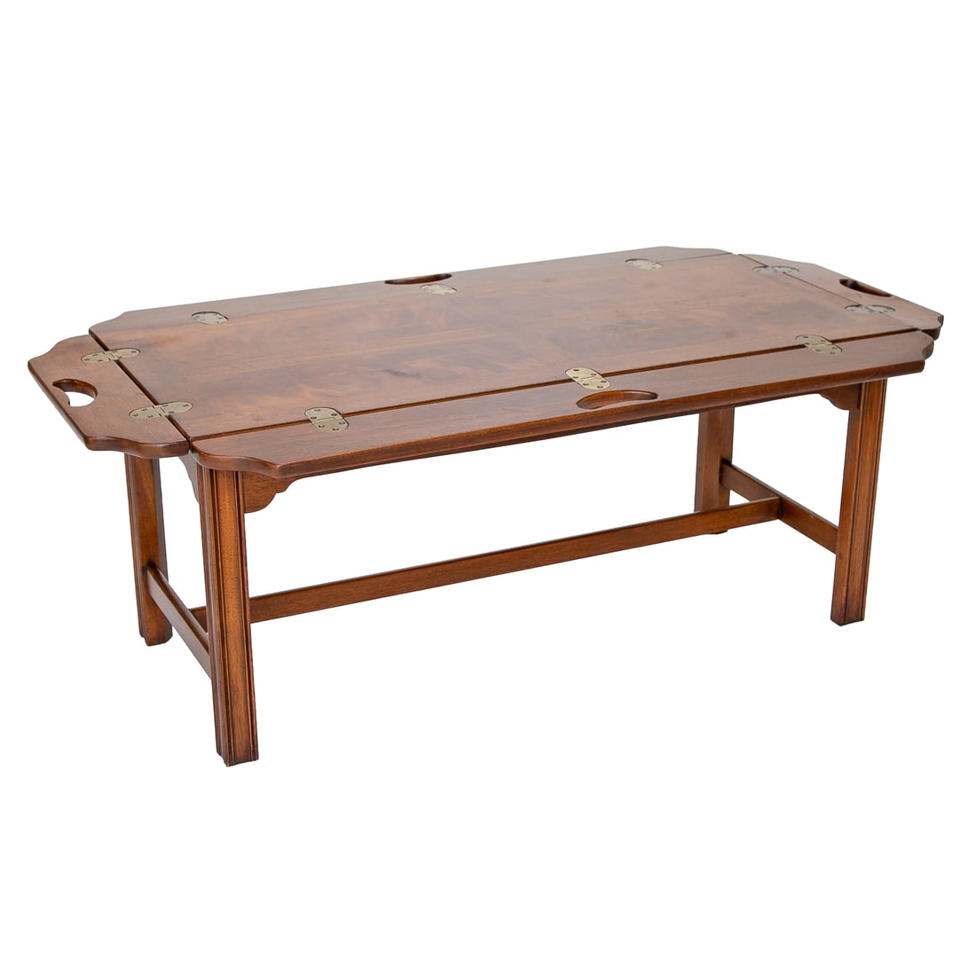 Vintage Mahogany Butler's Tray Style Coffee Table (1 of 9)
