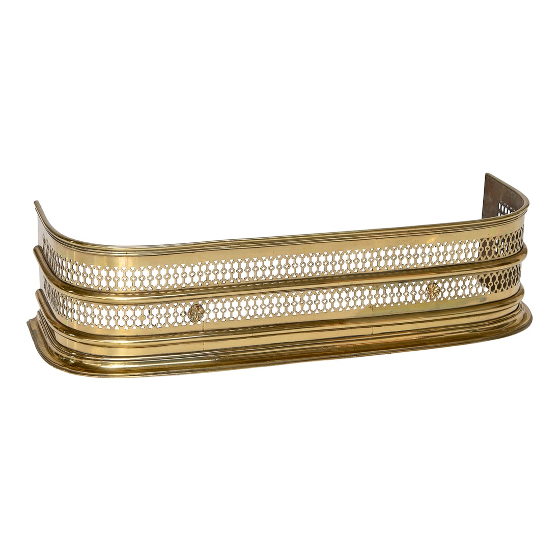 Vintage Brass Fire Fender (1 of 7)