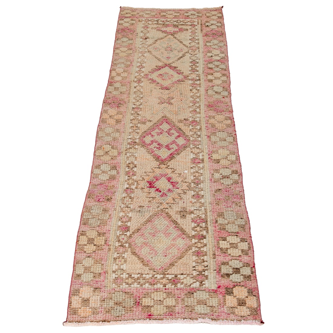 2'4" X 9'10" Oushak Runner: 2'4" X 9'10" Oushak Runner