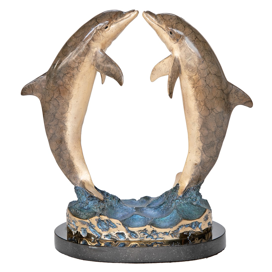 Robert Wyland, 1994, Mixed Media Companions of The Sea Sculpture (1 of 9)