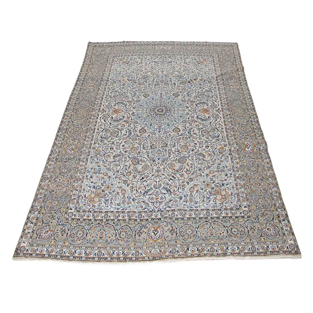 8'7" X 12' Kashan Rug: 8'7" X 12' Kashan Rug