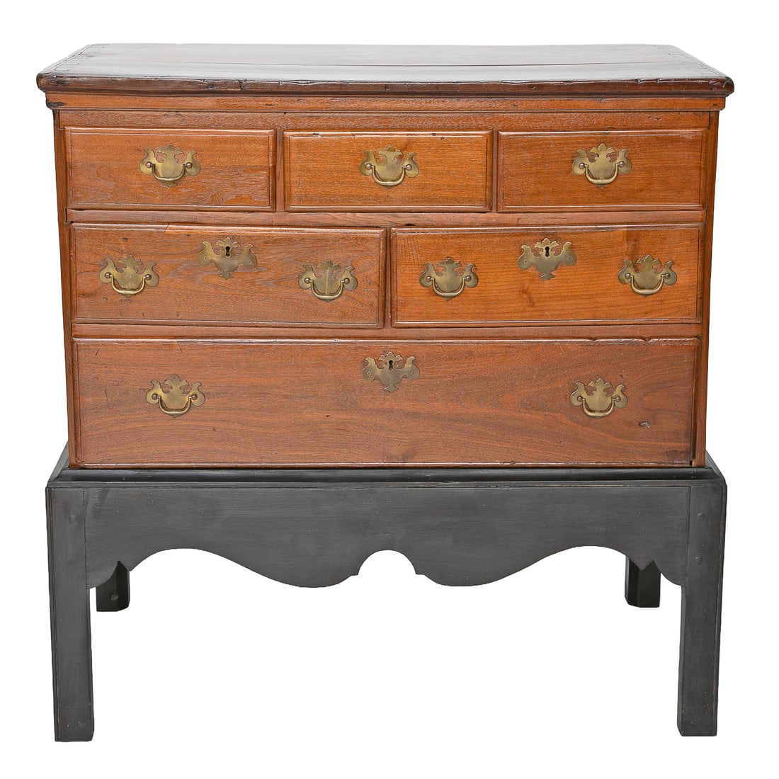 Antique English Mahogany Chest on Stand (1 of 10)