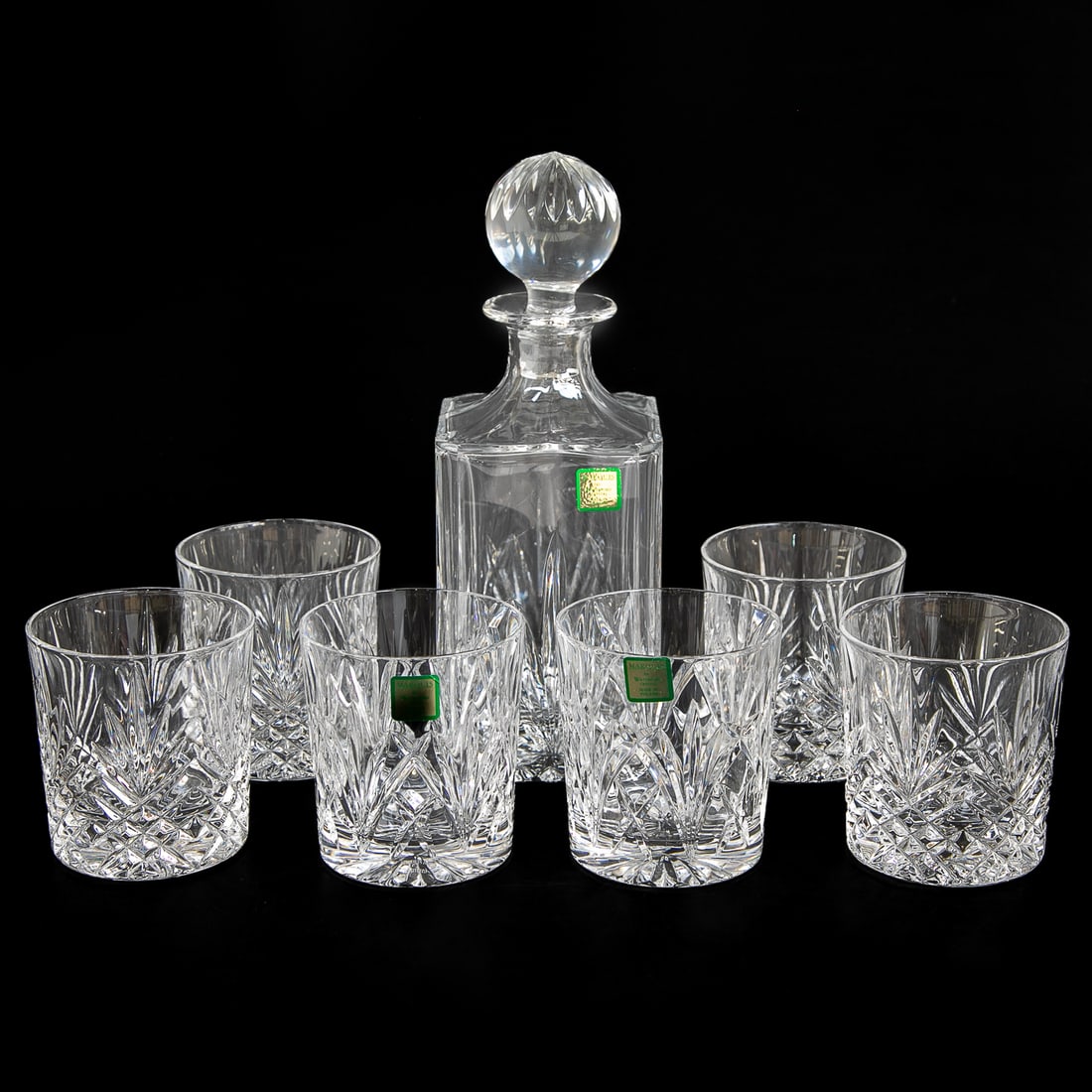 Waterford Decanter and Six Old Fashion Glasses (1 of 8)