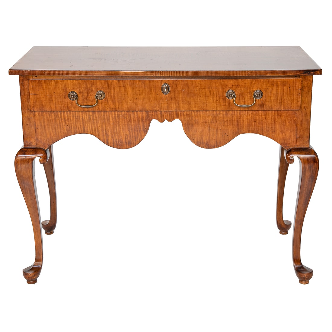 Vintage Banks Coldstone Company Mahogany Queen Anne Style Lowboy (1 of 11)