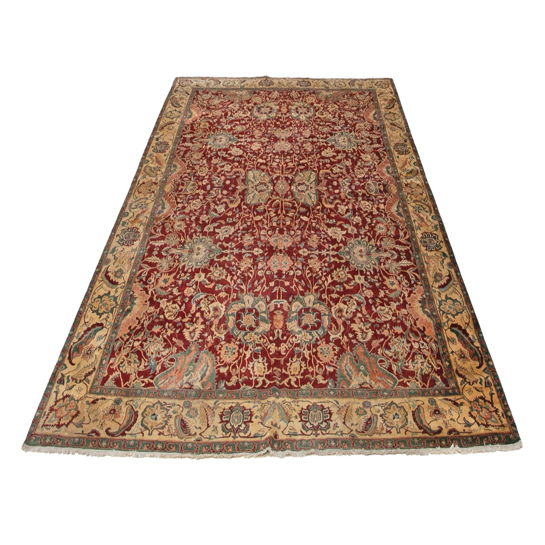 9'11" X 14'1" Indian Tabriz Rug (1 of 5)