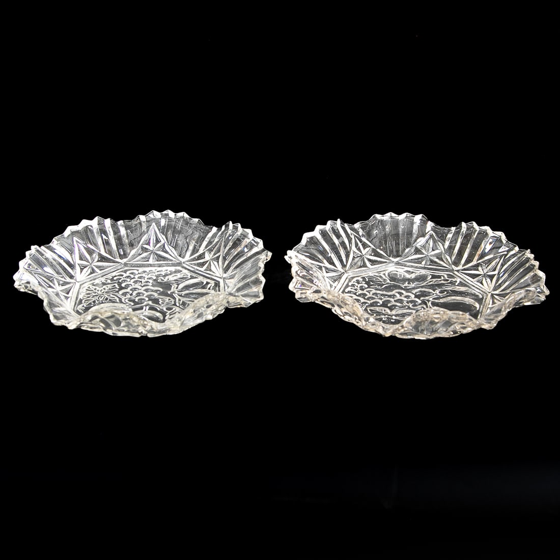 Glass Shaped Serving Dishes, Pair (1 of 4)