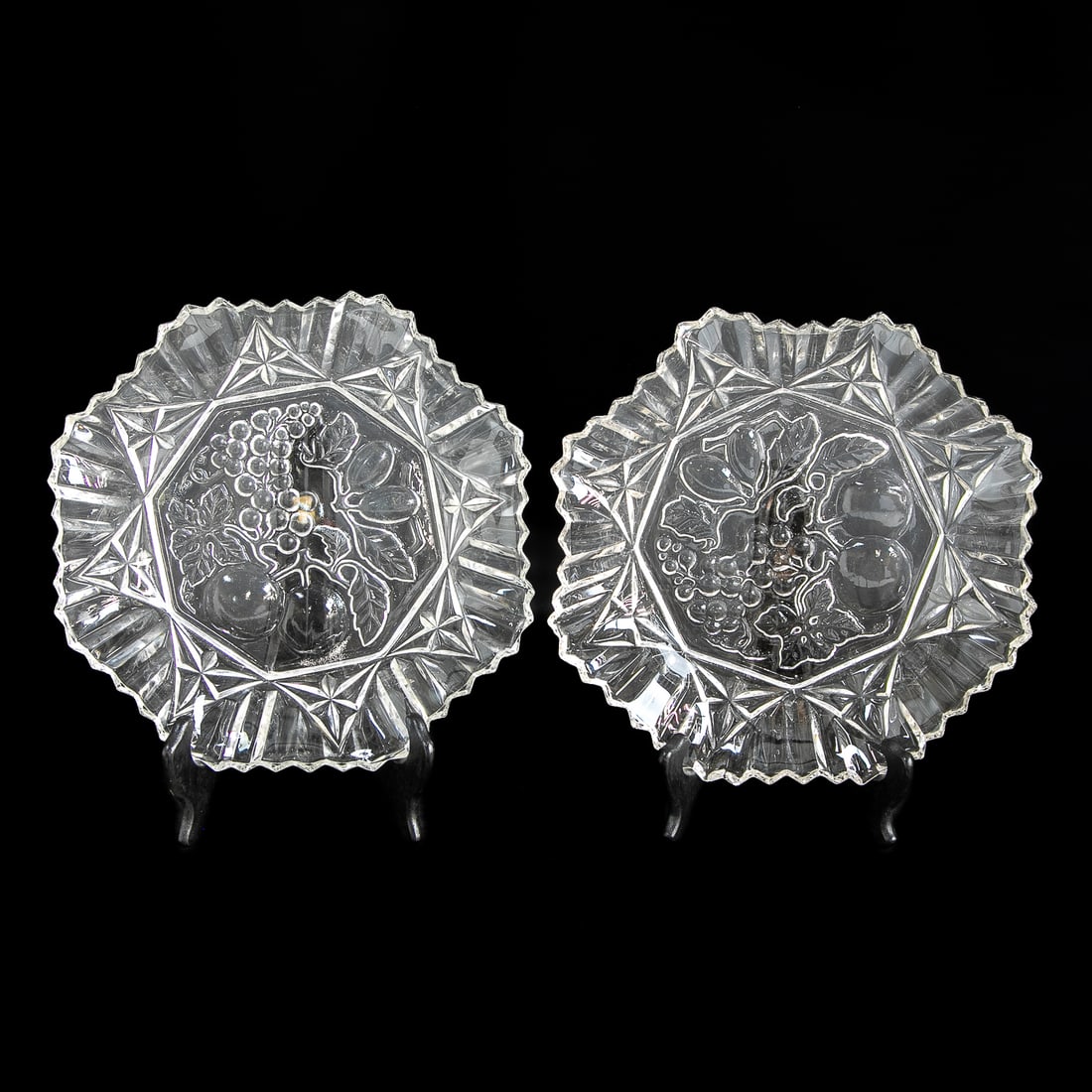Glass Shaped Serving Dishes, Pair - 2