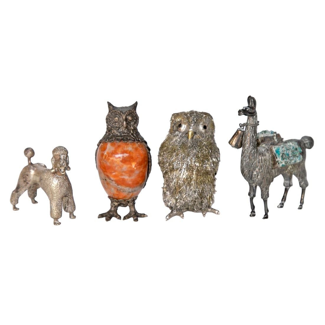 Small Sterling Silver Animals, Three Total