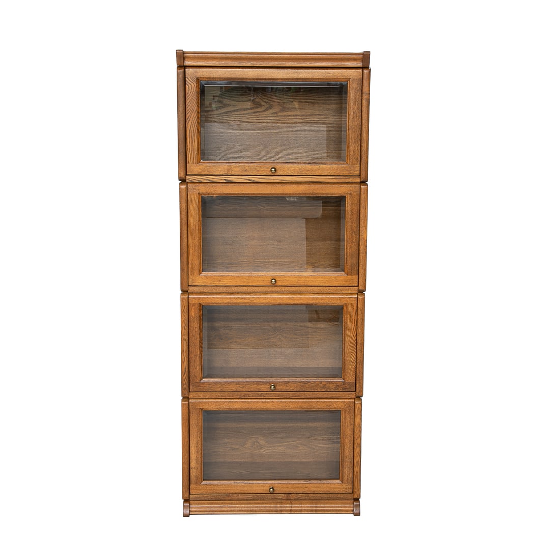 Vintage Small Oak Barrister Style Bookcase (1 of 9)