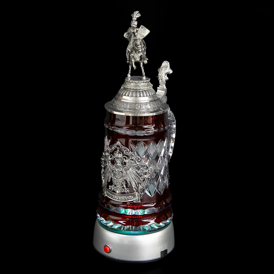 Vintage Lord of Crystal Deutschland Cut Glass Beer Stein (1 of 10)