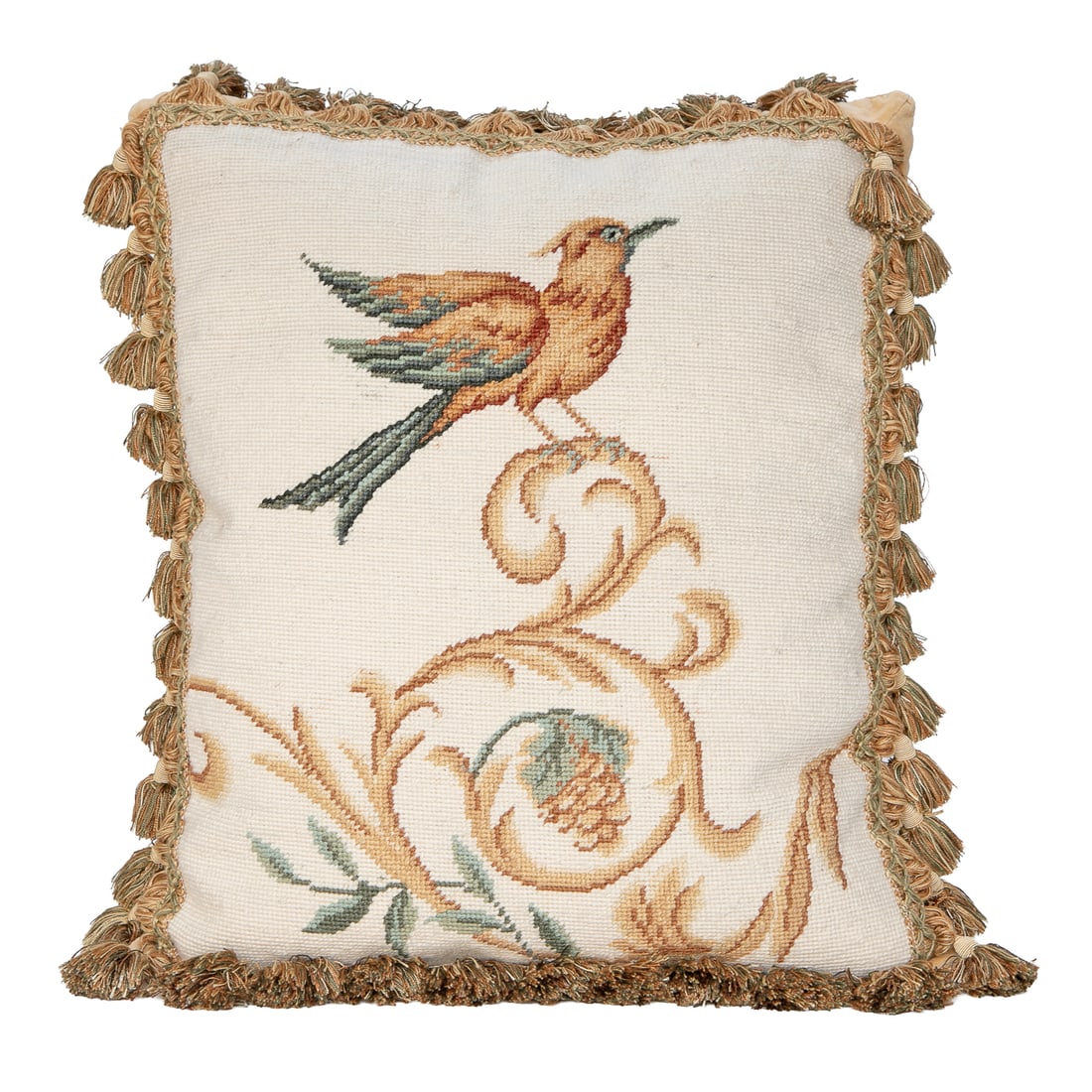 Needlepoint Pillows, Pair - 2