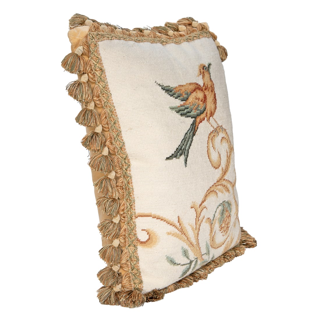 Needlepoint Pillows, Pair - 3