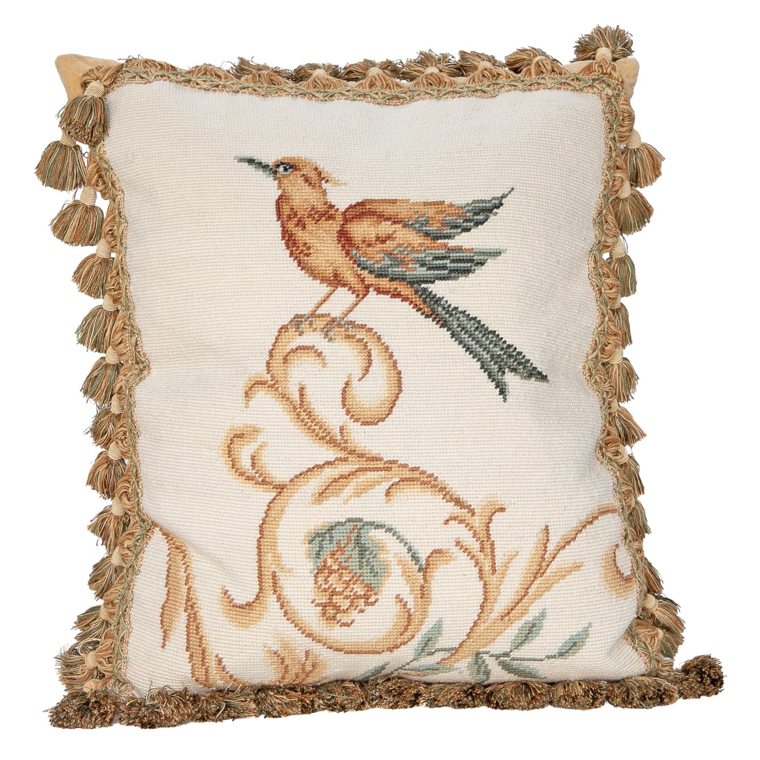 Needlepoint Pillows, Pair - 5