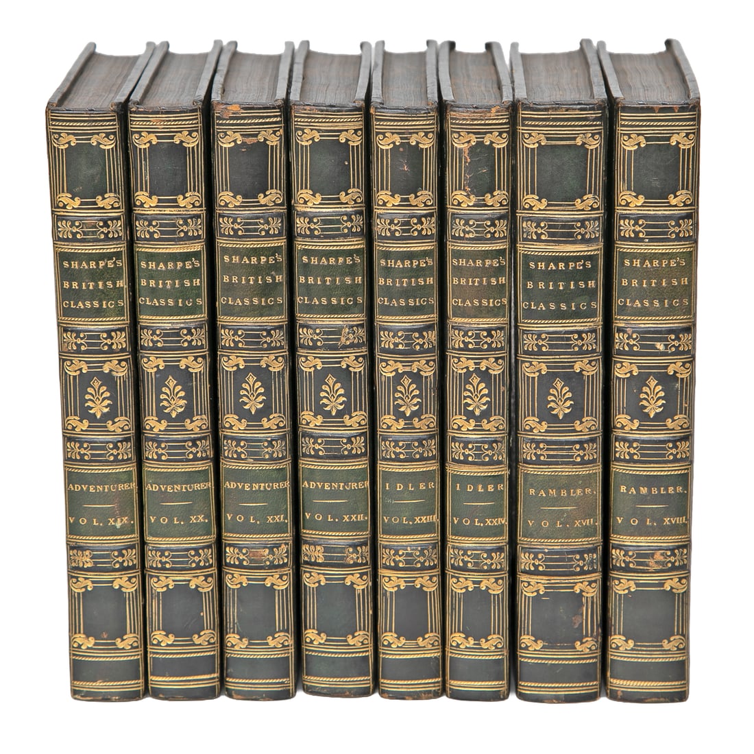 Sharpe's British Classics Leather Bound Books, Eight Volumes (1 of 6)
