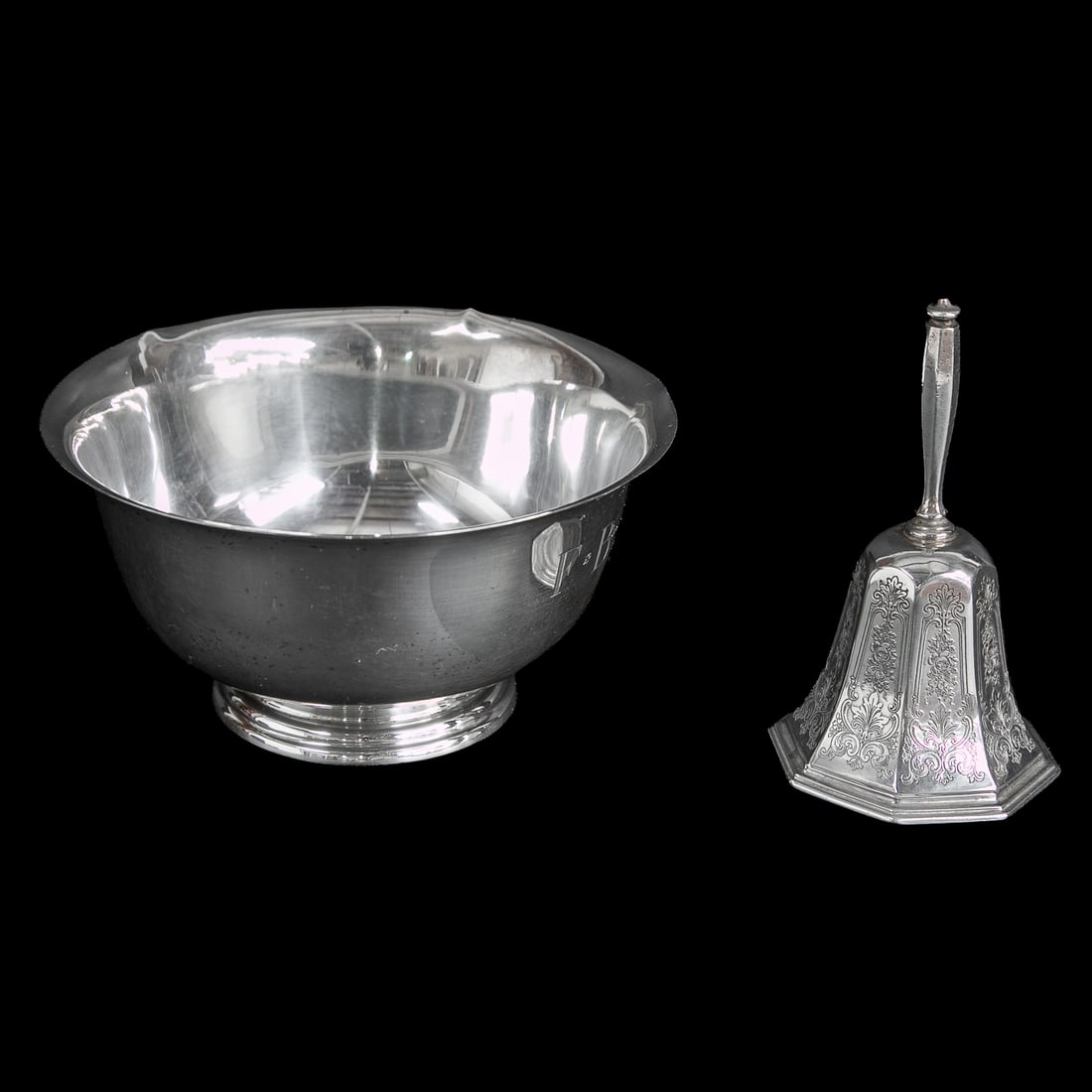 Sterling Silver Table Top Items, Two Total (1 of 5)