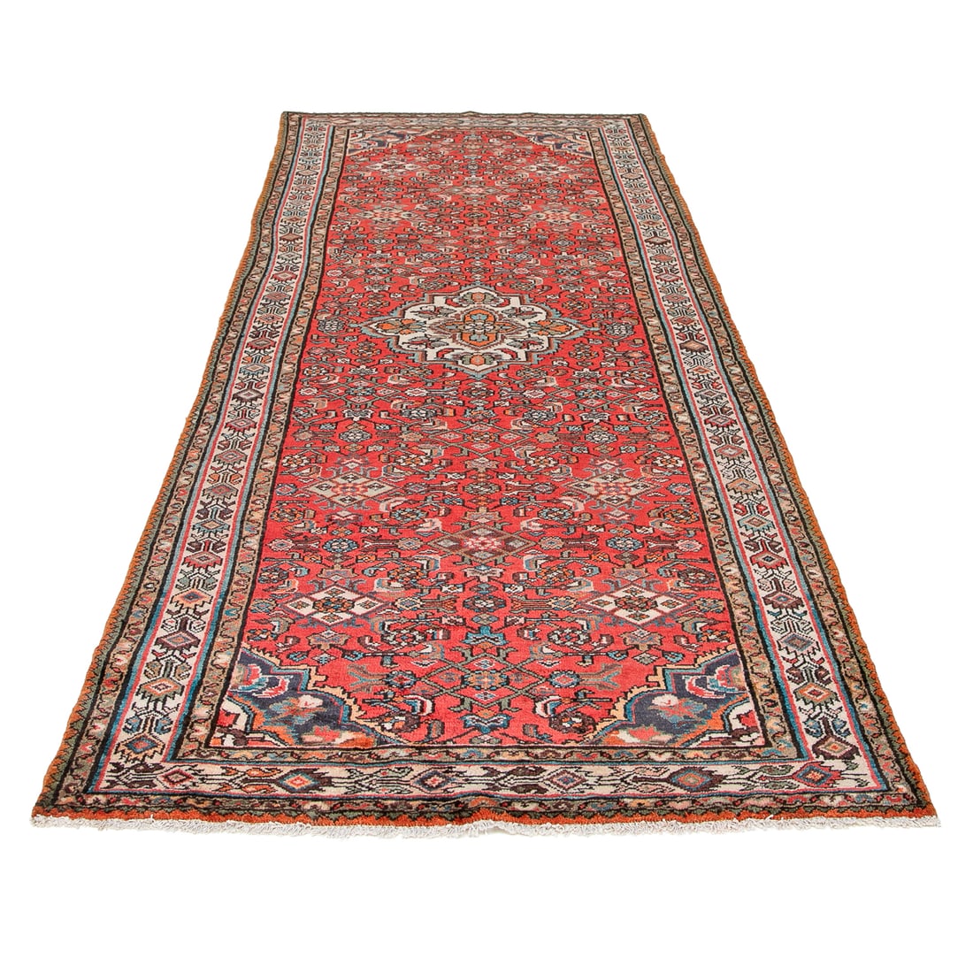 4'1" X 10'8" Hoseinabad Runner: 4'1" X 10'8" Hoseinabad Runner