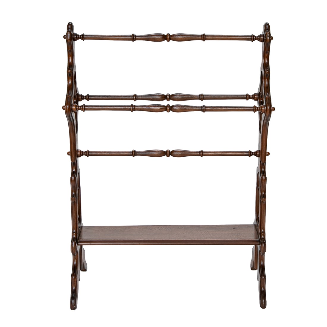 Antique Walnut Quilt Rack - 2