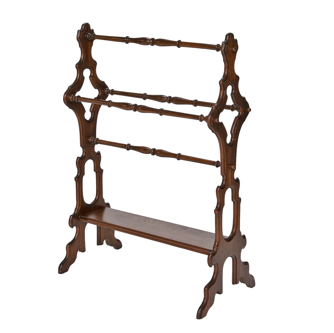 Antique Walnut Quilt Rack - 3