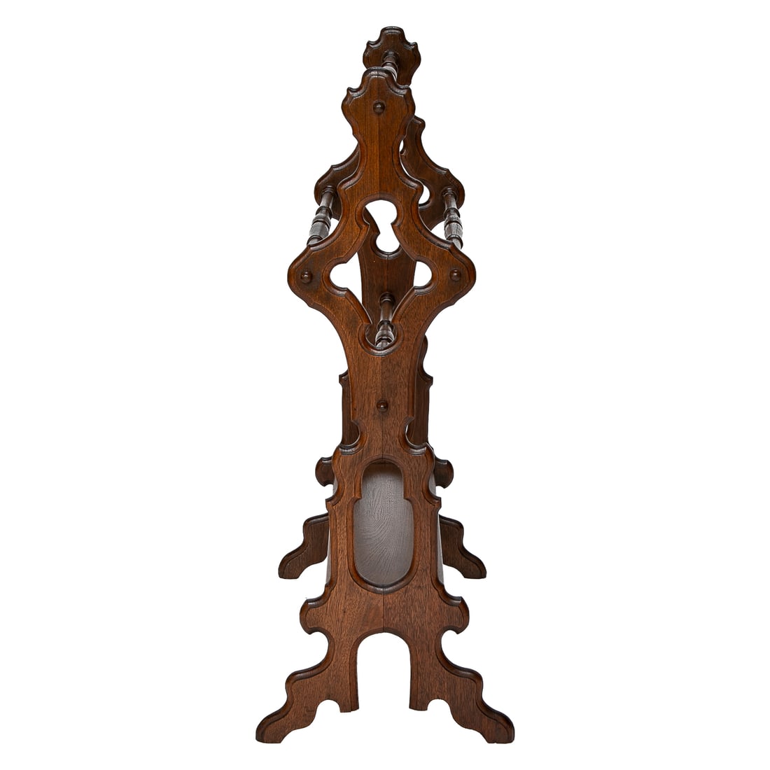 Antique Walnut Quilt Rack - 6