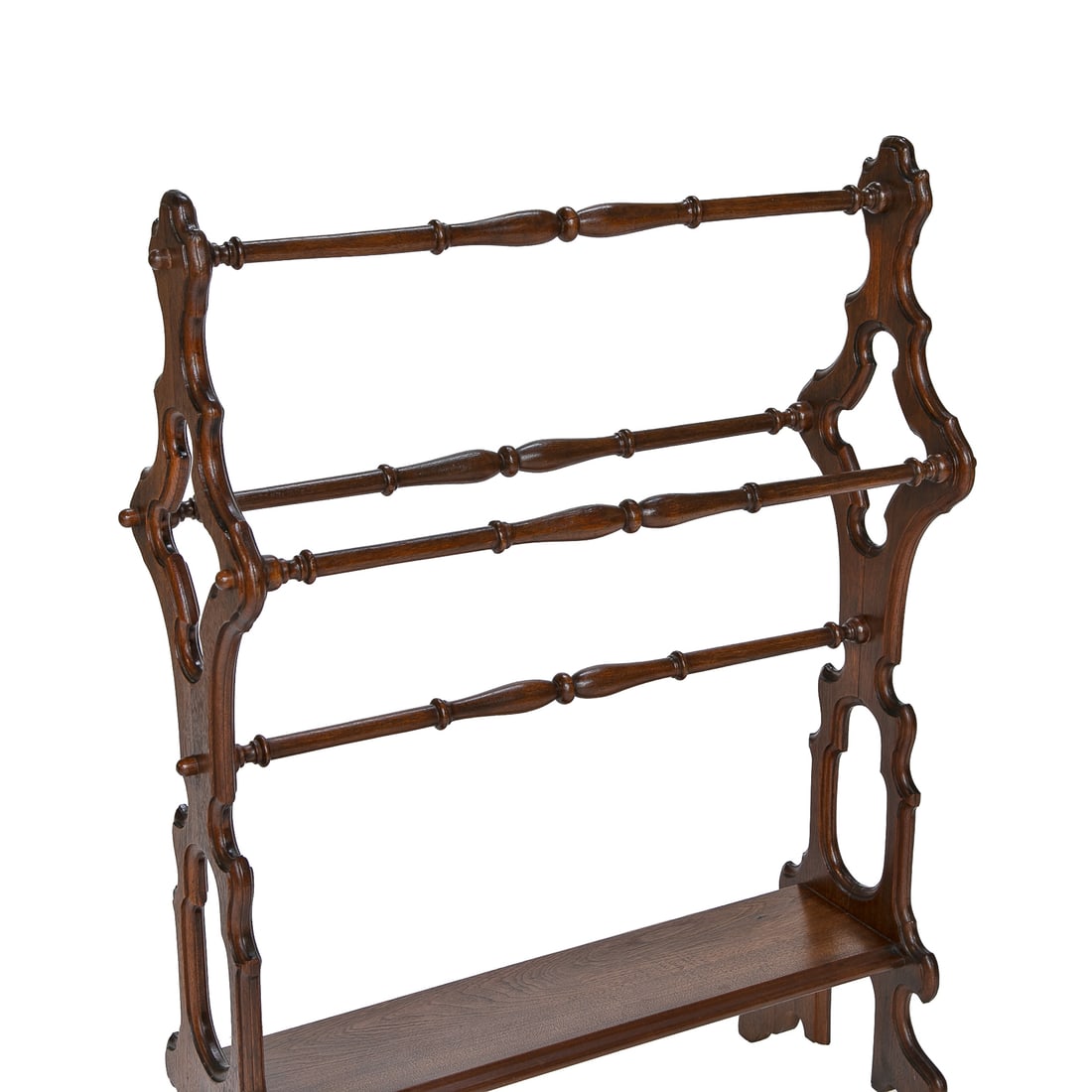 Antique Walnut Quilt Rack - 7