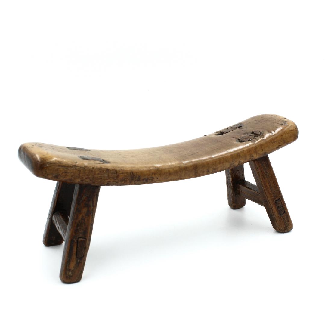 Kuang Hsu Chinese Head Rest, Carved Elm (1 of 4)