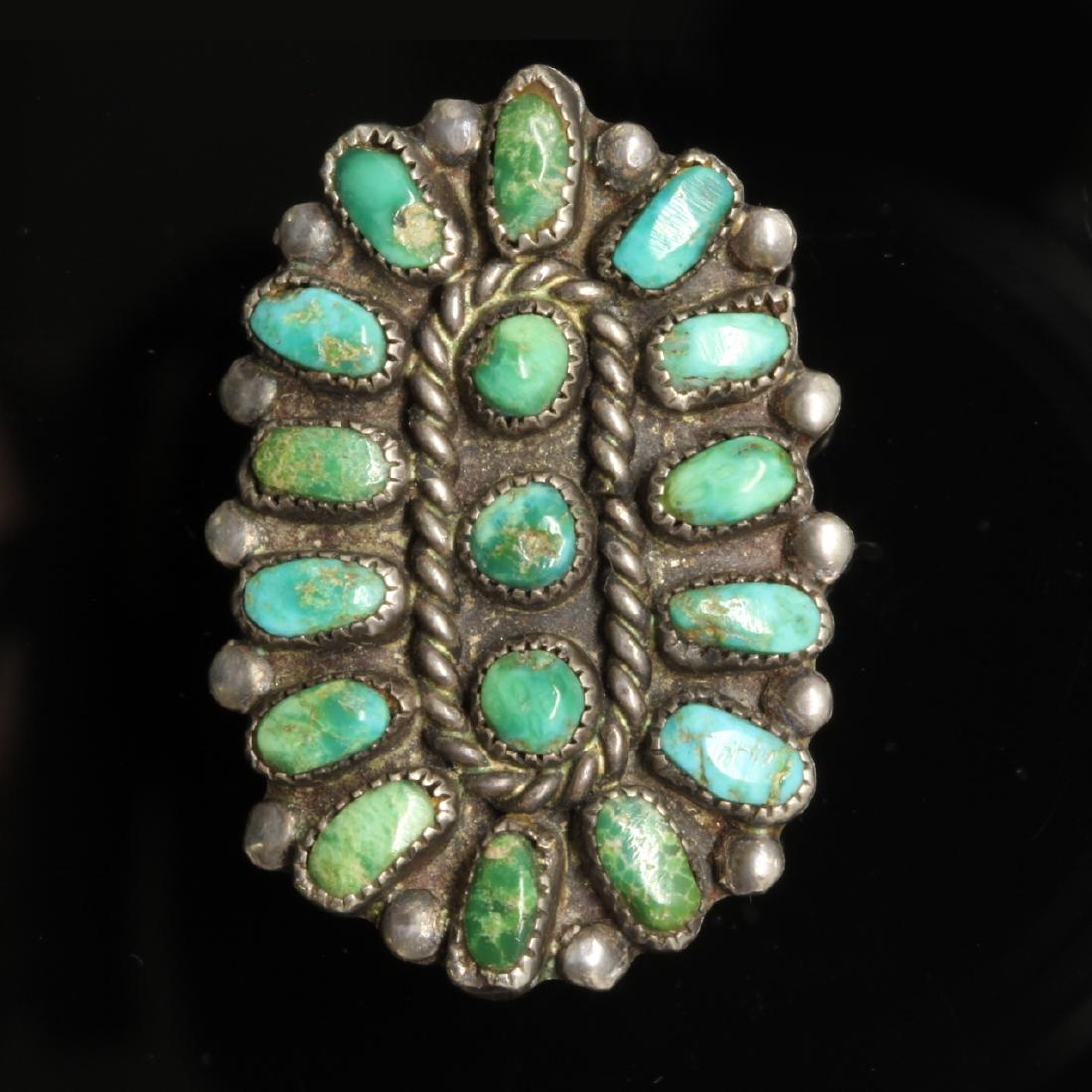 Silver and Turquoise Ring (1 of 5)
