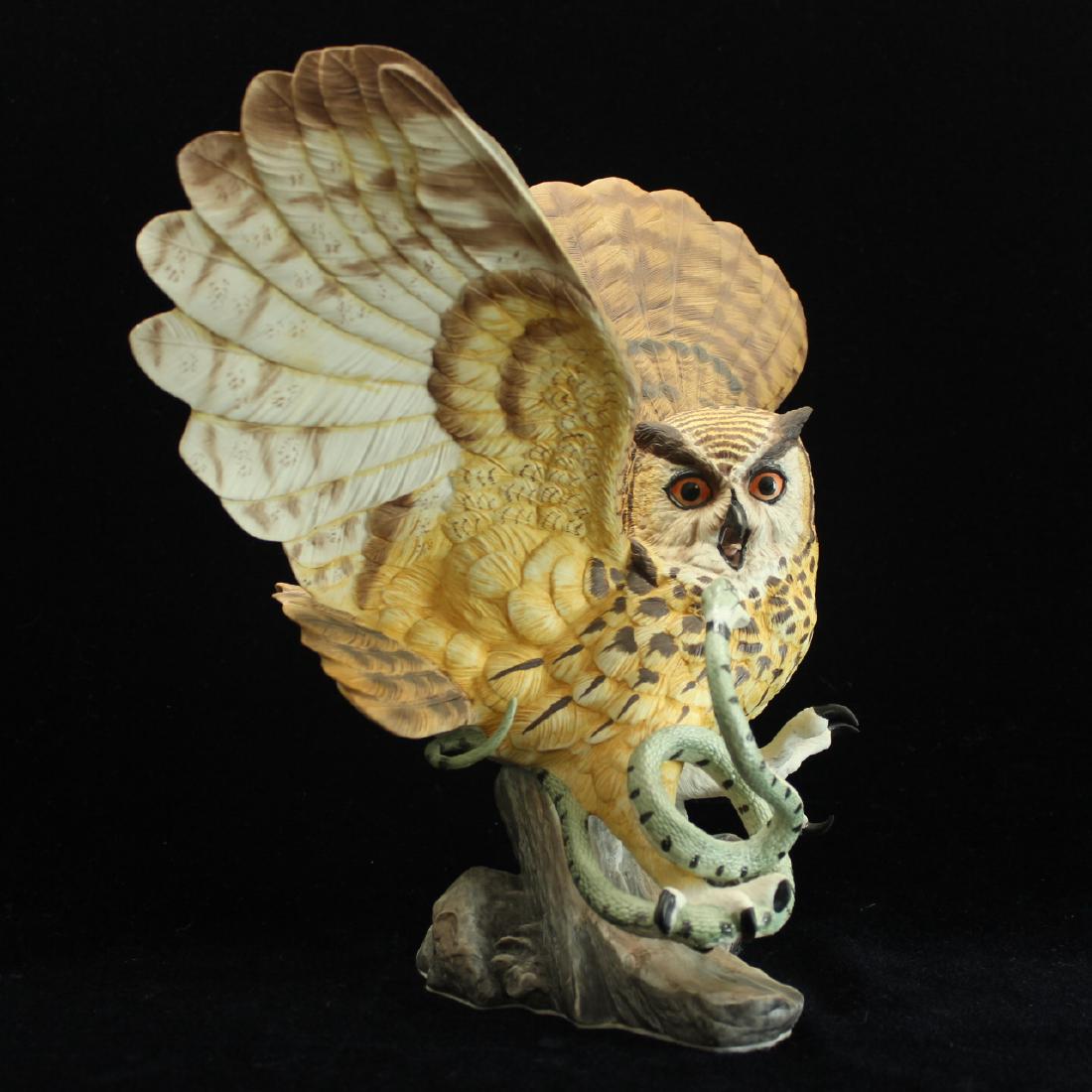 Porcelain Eagle Owl Figural (1 of 4)