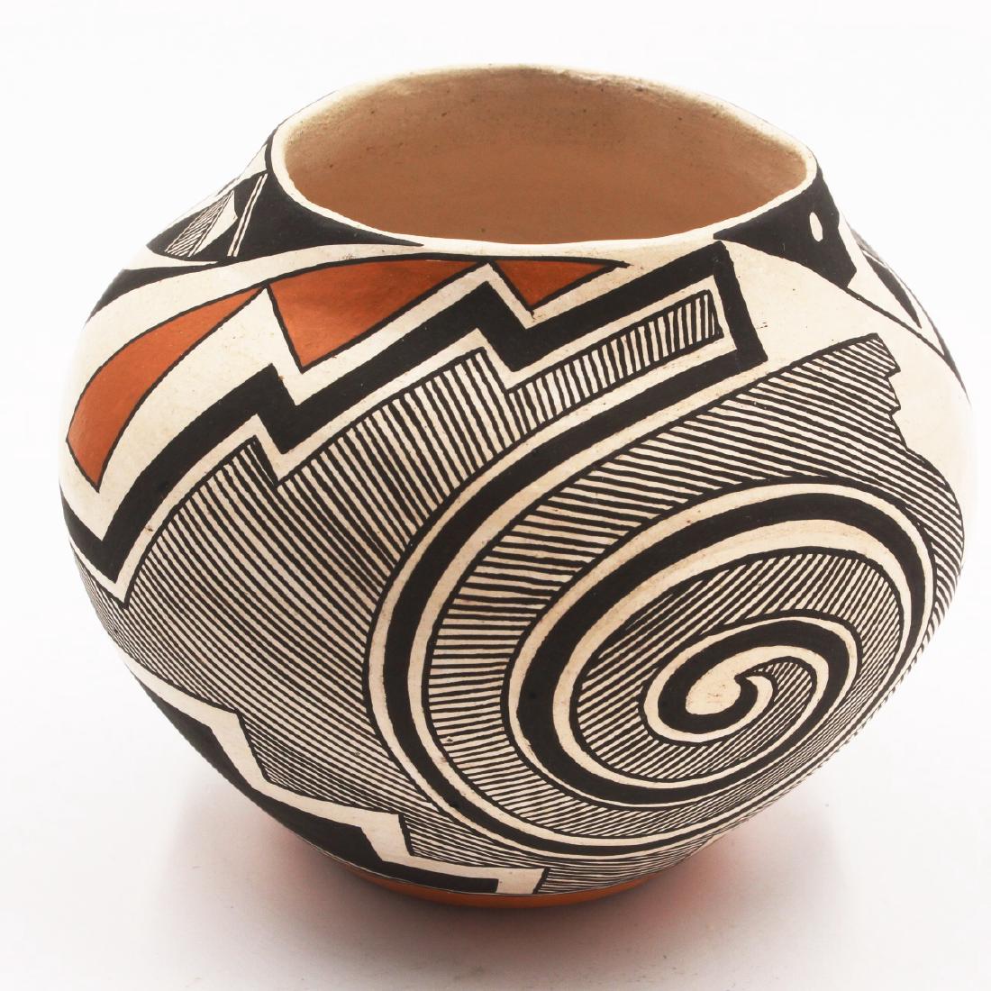 C. 1980 Acoma Pot or Vase by M.J. Torivio (1 of 6)