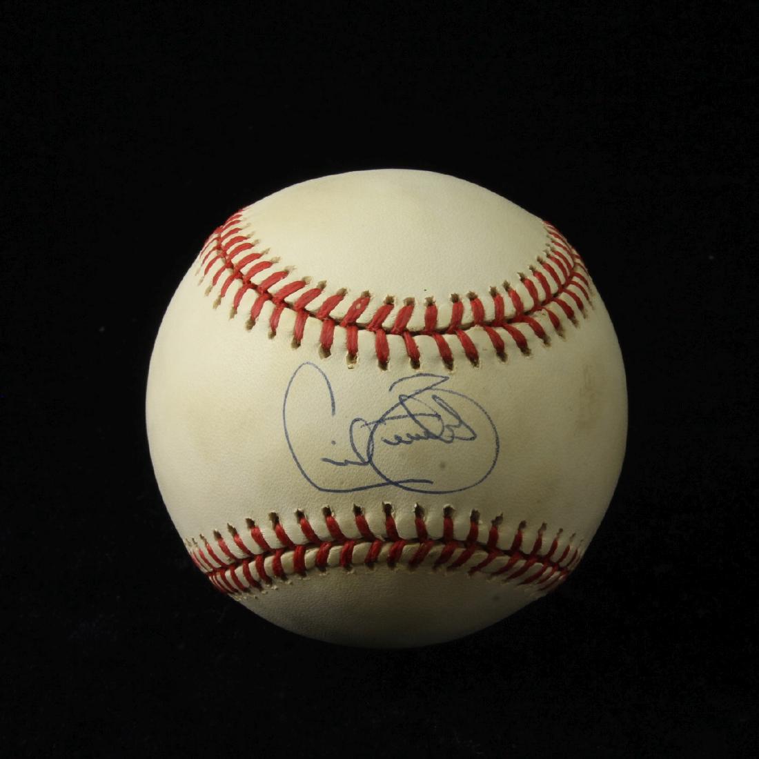 Autographed Baseball with CoA, Cecil Fielder (1 of 5)