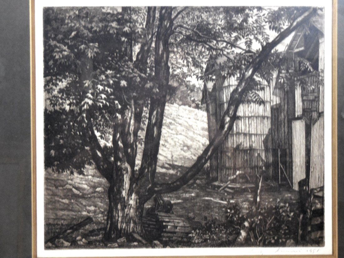 Luigi Lucioni, Art Print, Etching (1 of 1)