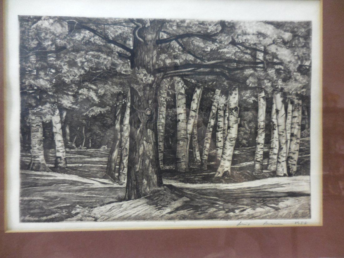 Luigi Lucioni, Art Print, Etching (1 of 1)