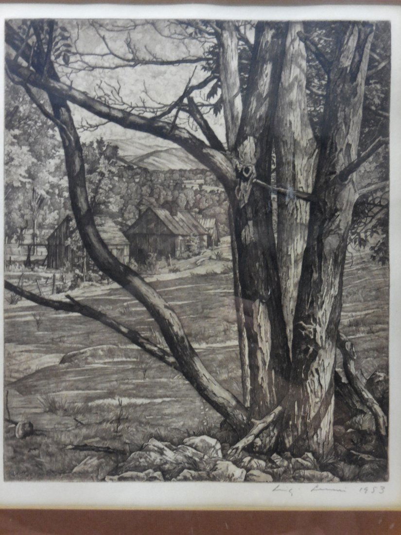 Luigi Lucioni, Art Print, Etching (1 of 8)