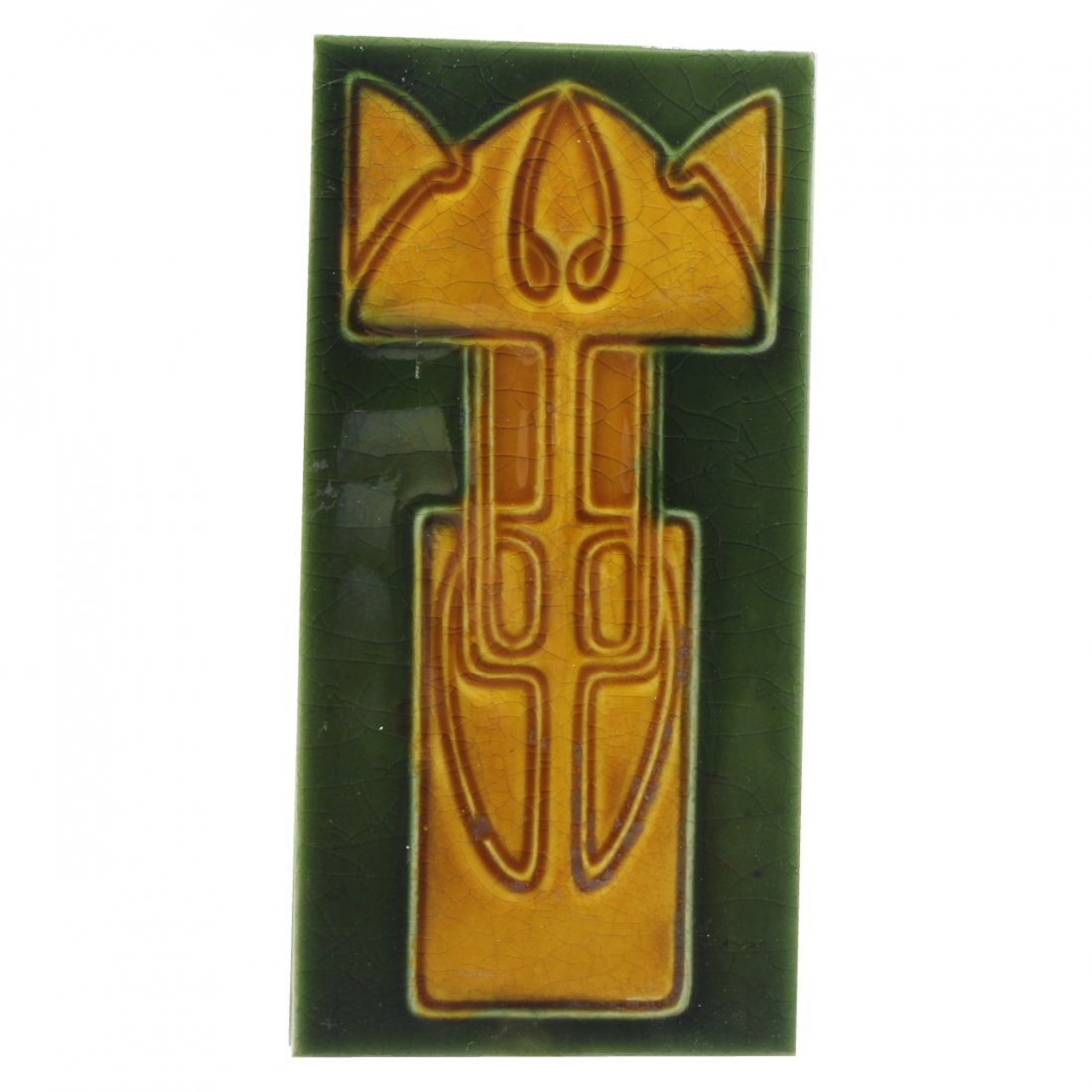 Art Nouveau Design Tile, C. 1904 (1 of 2)