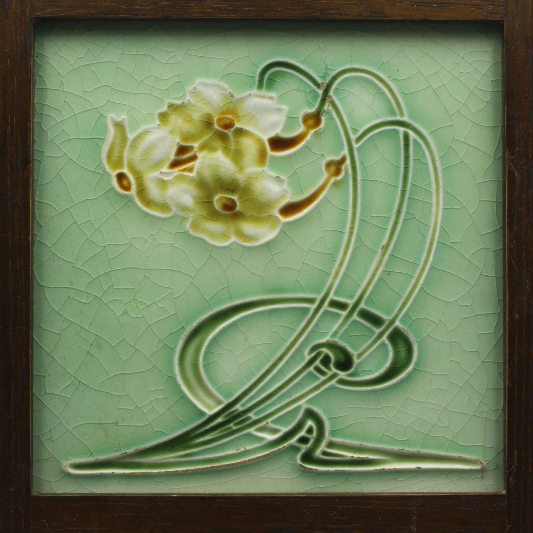Art Nouveau Design Tile, C. 1906 (1 of 3)