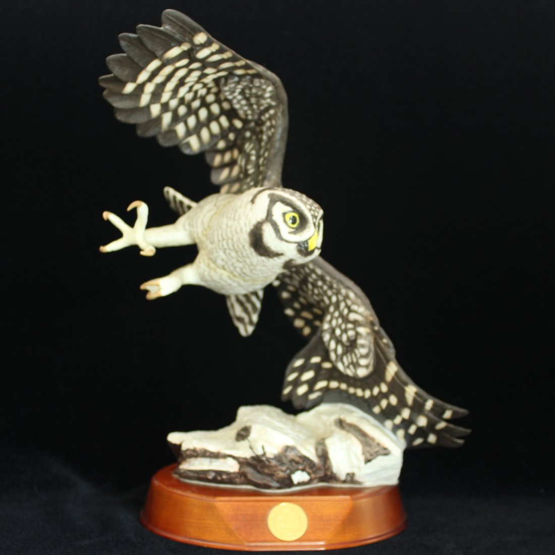 Porcelain Hawk Owl Figural (1 of 4)