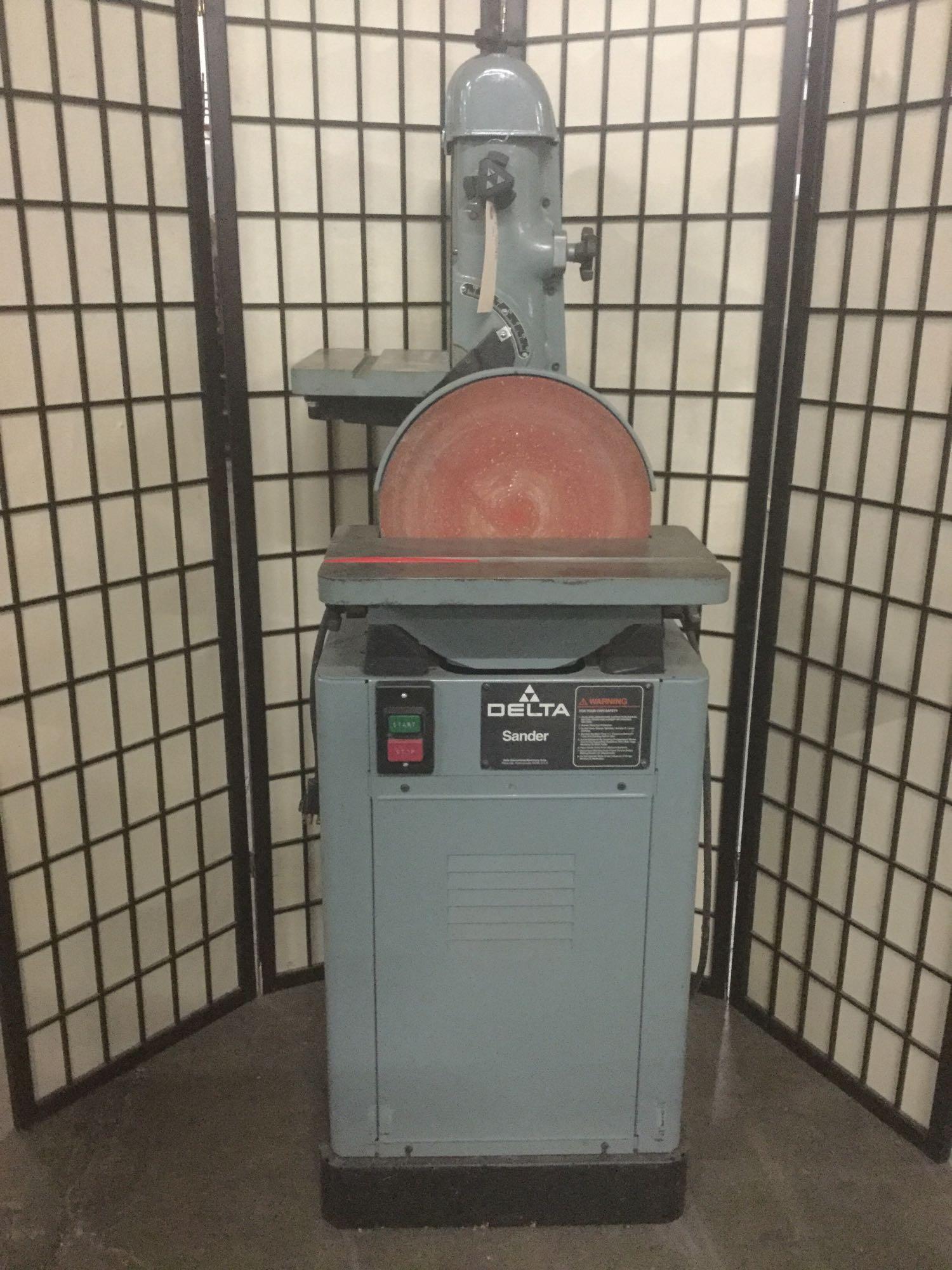 Large Delta disc/belt sander No. 52-611 in great (1 of 10)