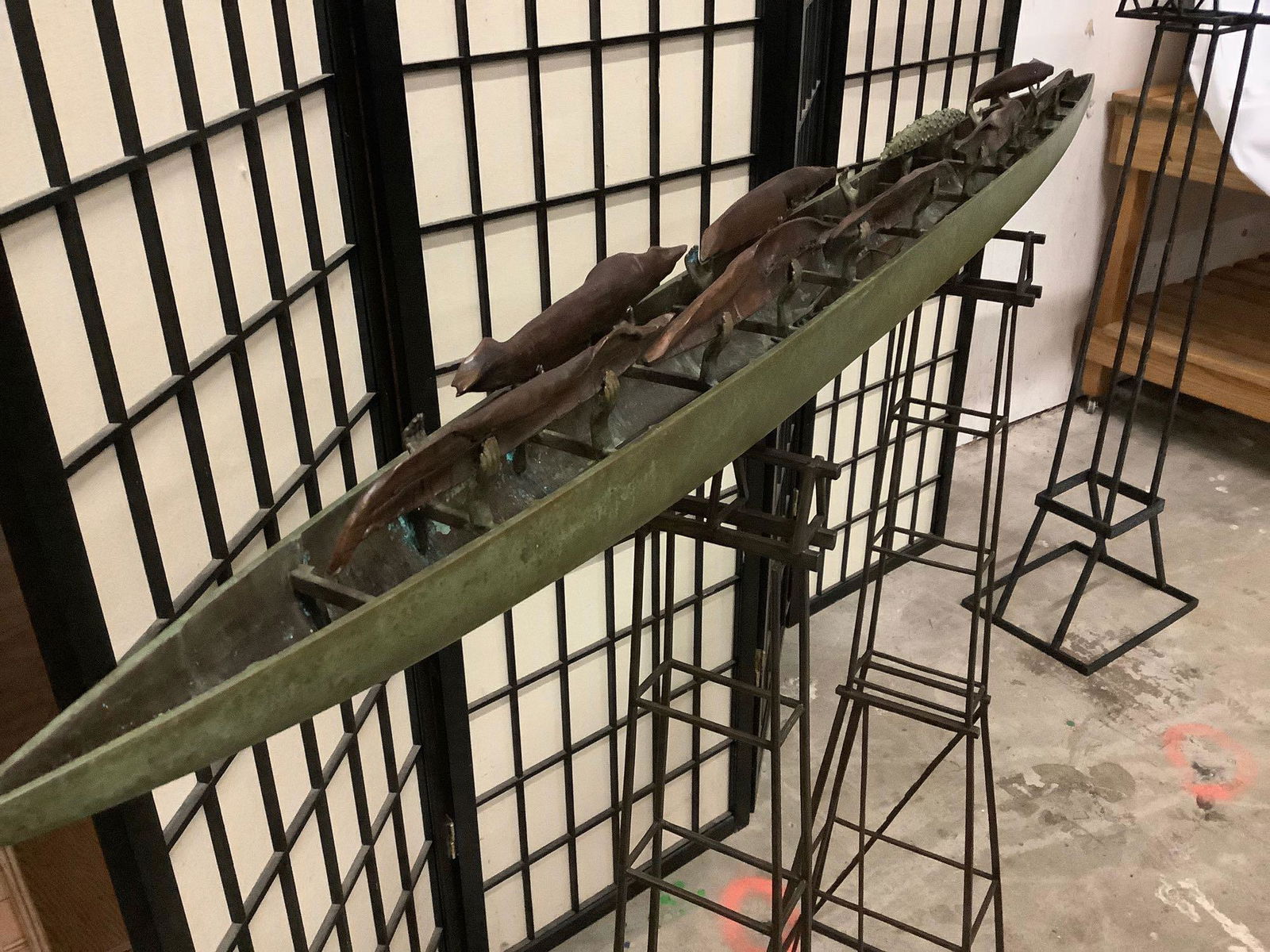 Power of the Imagination - metal sculpture art piece of (1 of 10)