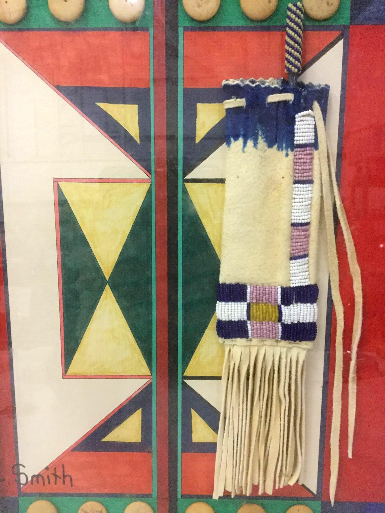 Framed multimedia art piece - Paint Bag - signed by (1 of 7)