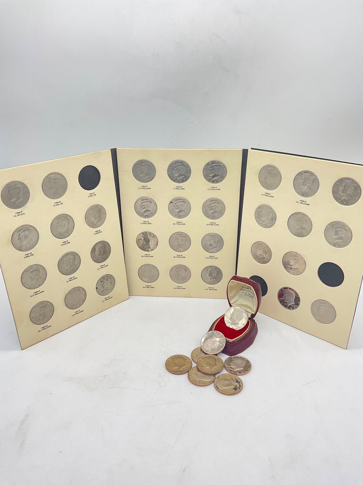 Selection Of Kennedy Half Dollars Littleton Volume 2 1986-2001 + 9 Additional Proofs see pics (1 of 1)