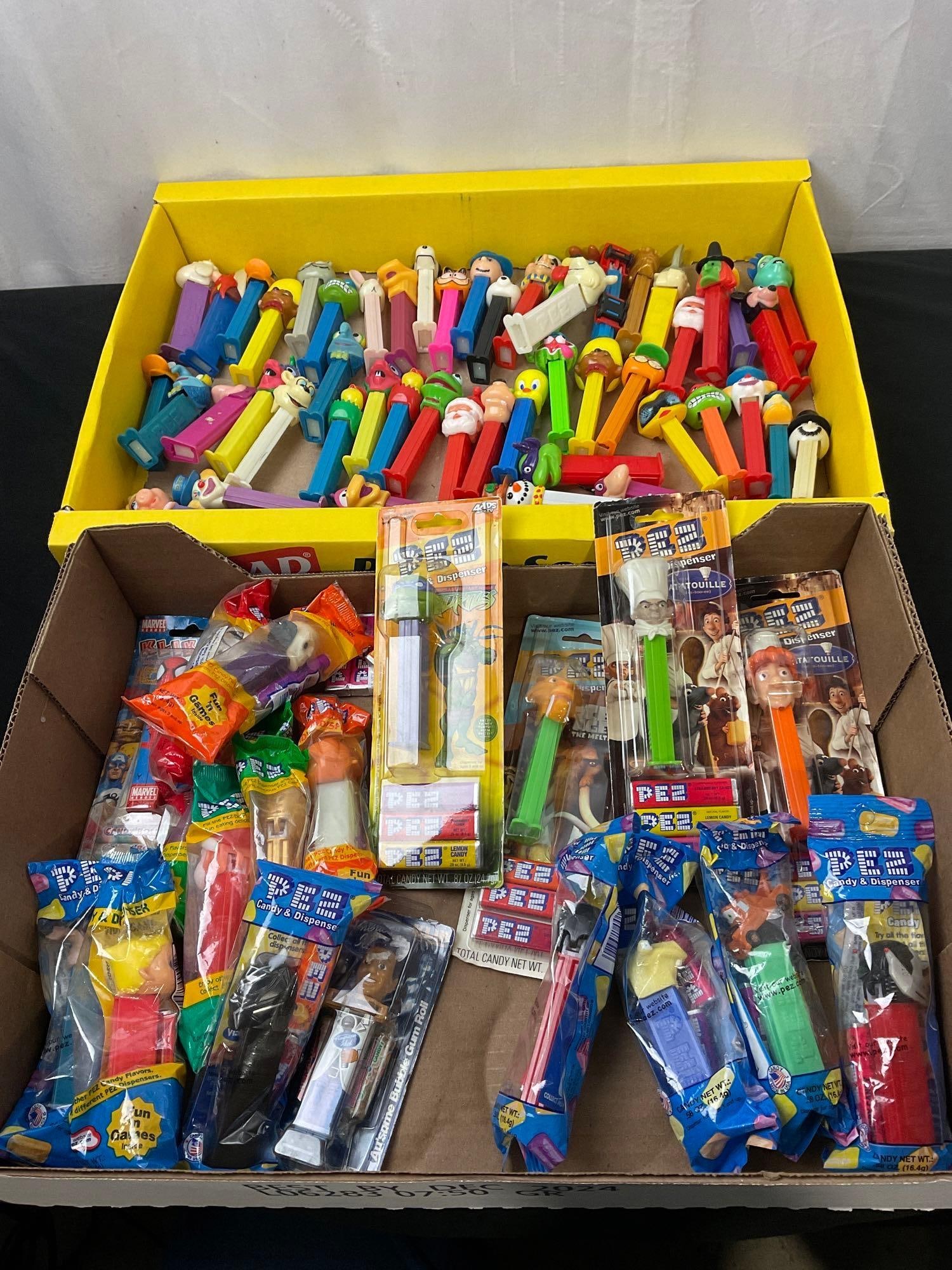 Large Selection of Pez Dispensers, Vintage and more Modern roughly 65 pieces (1 of 1)