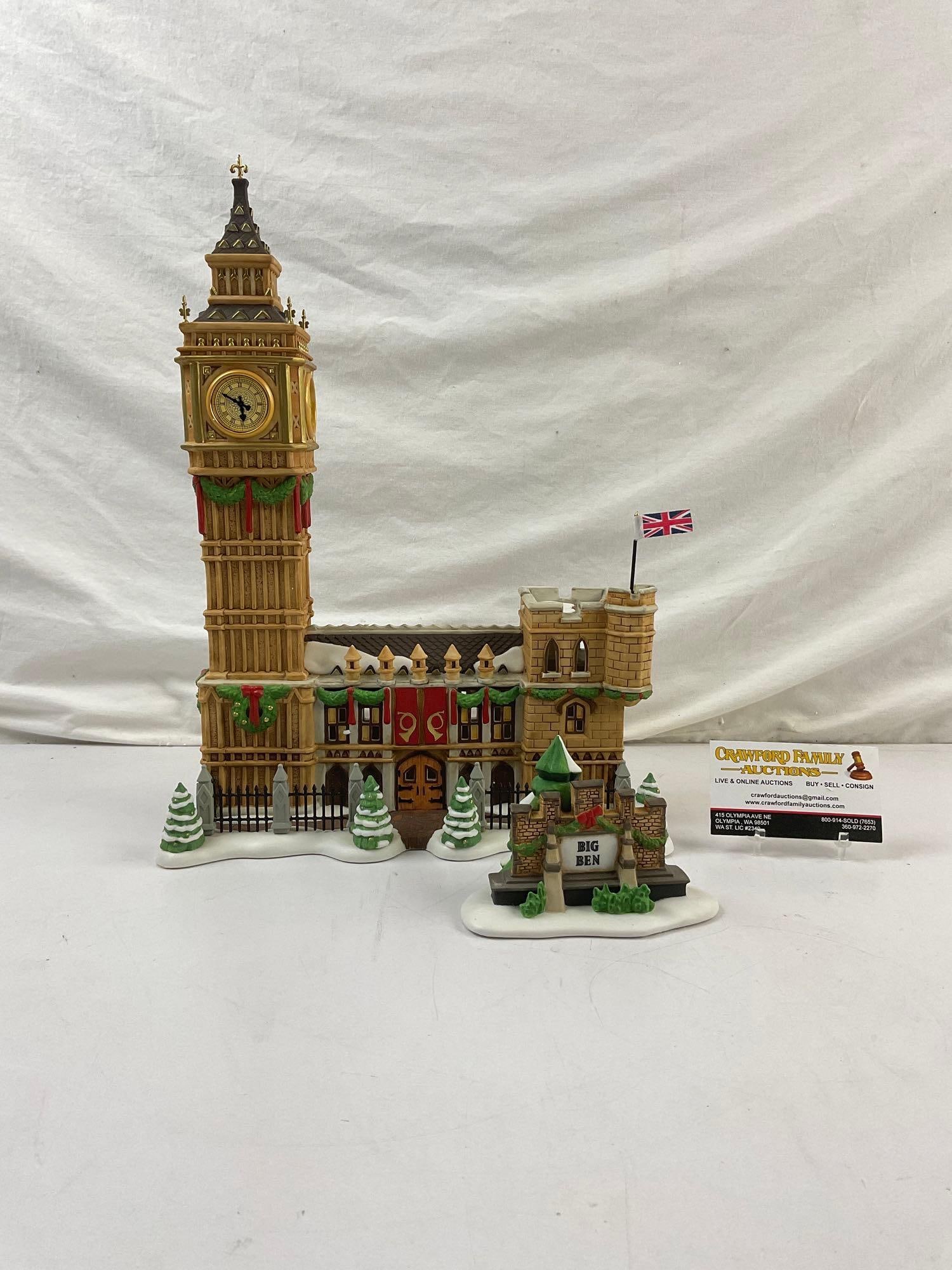 Vintage Dickens' Village Series Ceramic Figurine. Department 56. Big Ben. See pics. (1 of 1)