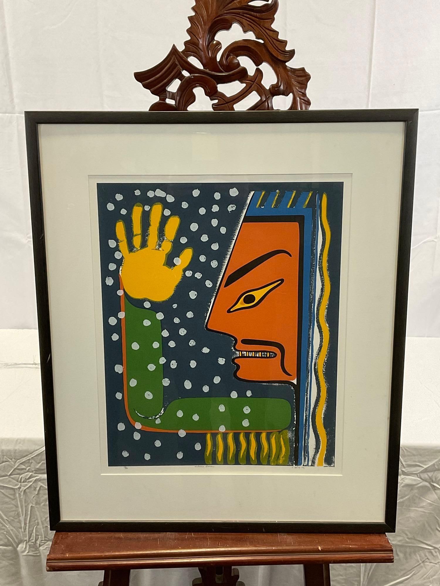 "Mask Dancer" by Hyacinth Joe David. 2002. Numbered 99/100. Nuu-chah-nulth/Tla-o-qui-aht Art (1 of 5)