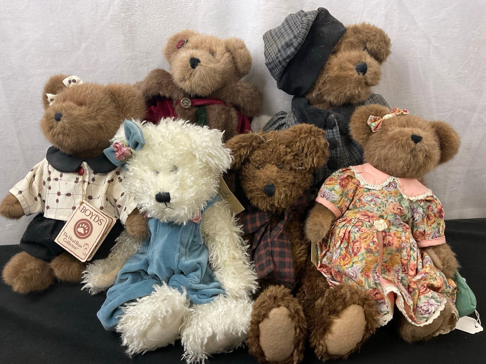6 Vintage Larger Boyds Bears, roughly 12-14 inches, Teresa D Bestlove, Winnie II (1 of 2)