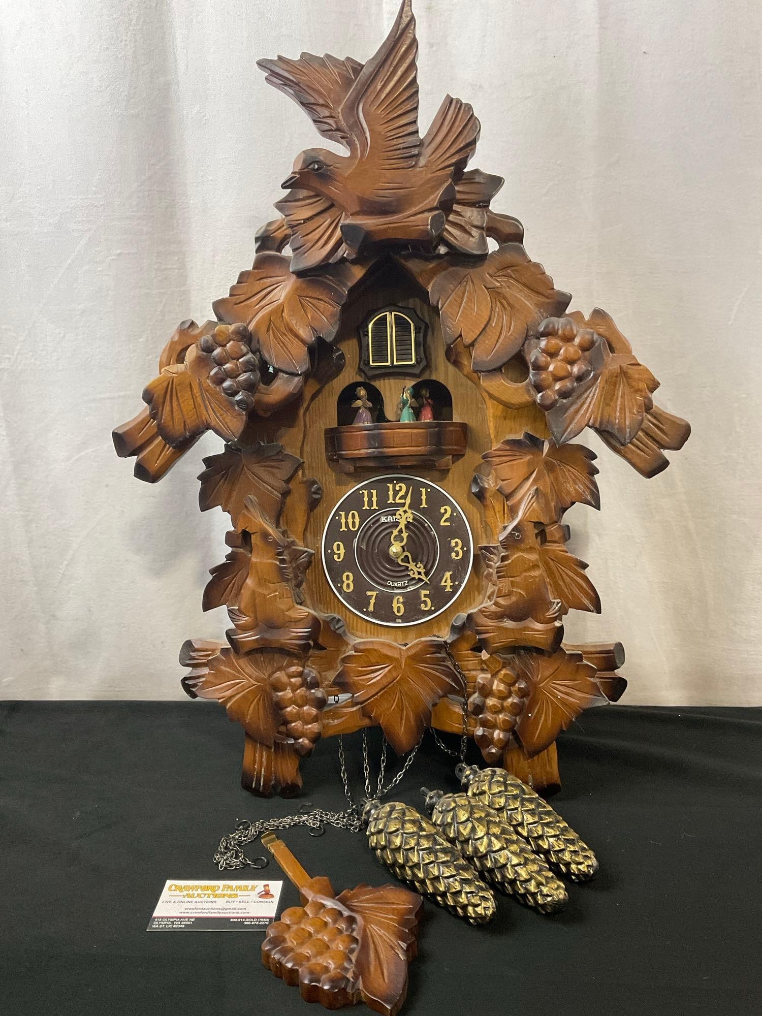 Black Forest Style Cuckoo Clock, Korean made (1 of 6)