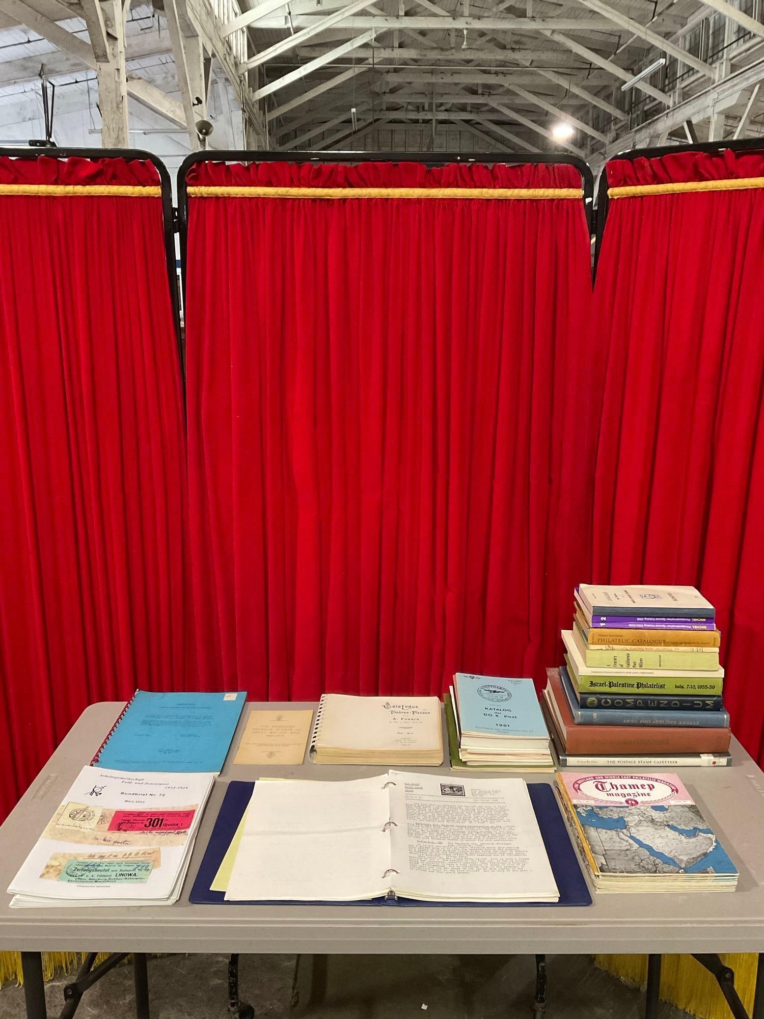 55 pcs Vintage Philatelic Literature/Stamp Collecting Books Assortment. Masonic Cancellations. See (1 of 6)