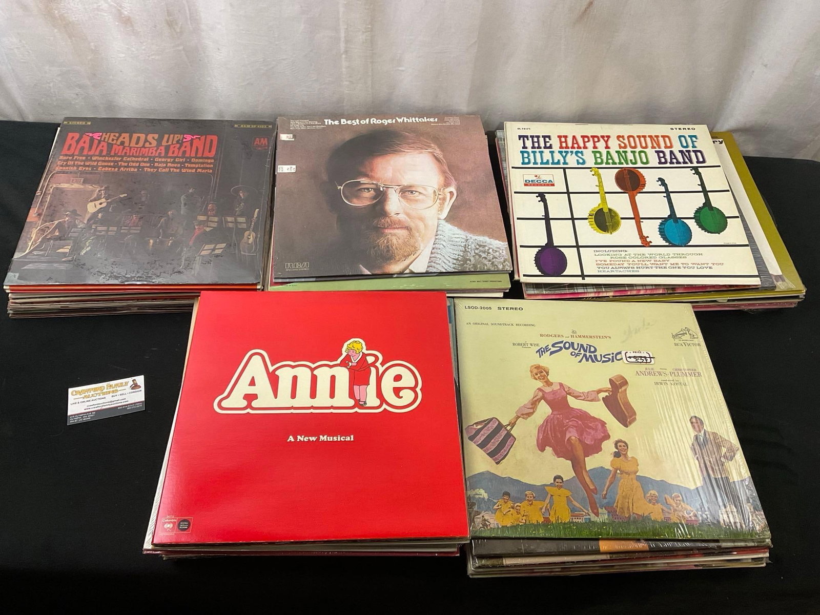 Collection of Vinyl Records, about 75, showtunes, big band, Jazz, crooners (1 of 5)