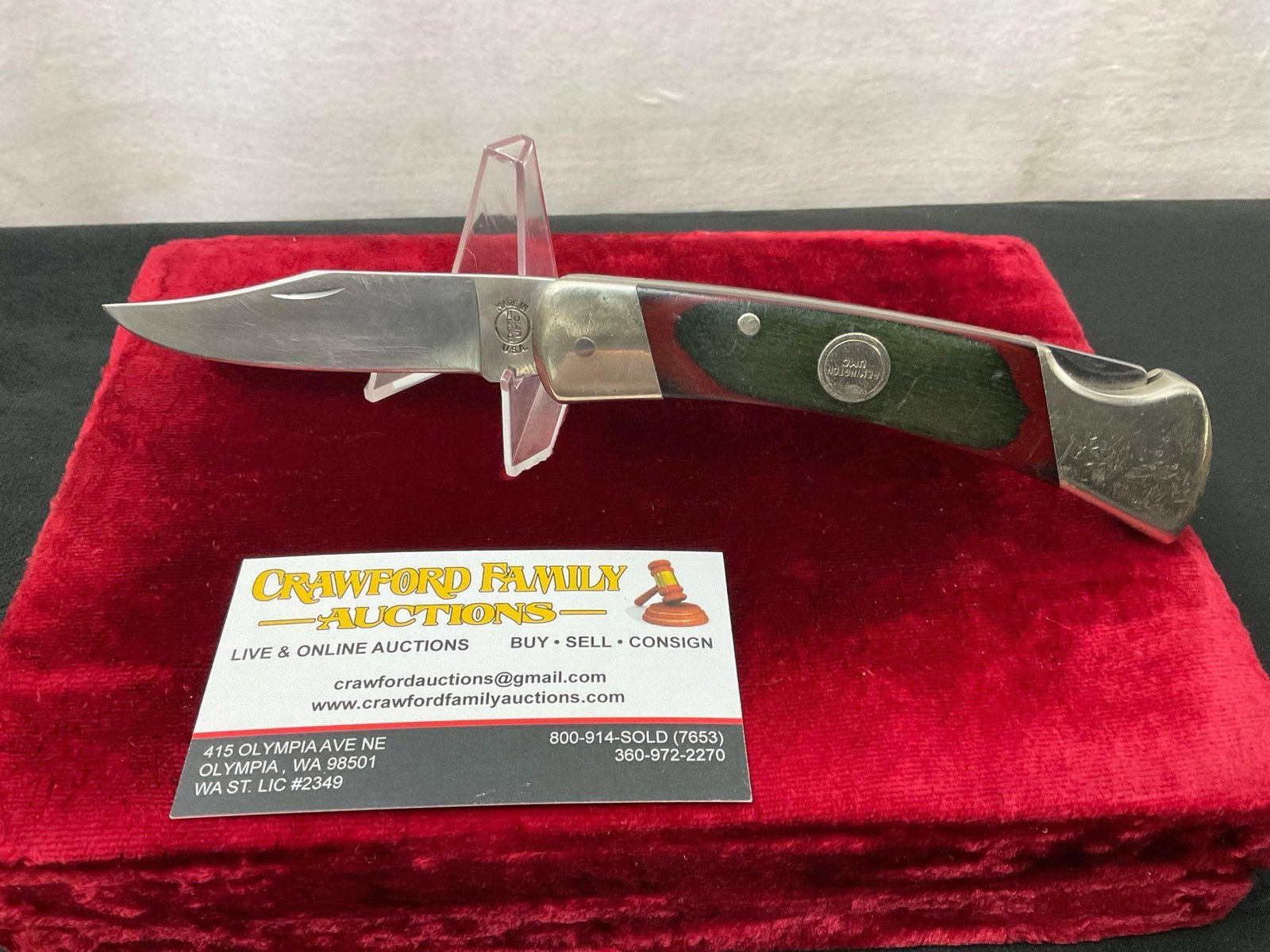 Vintage Remington UMC Folding Knife Model R-9, 3.25 inch blade (1 of 4)