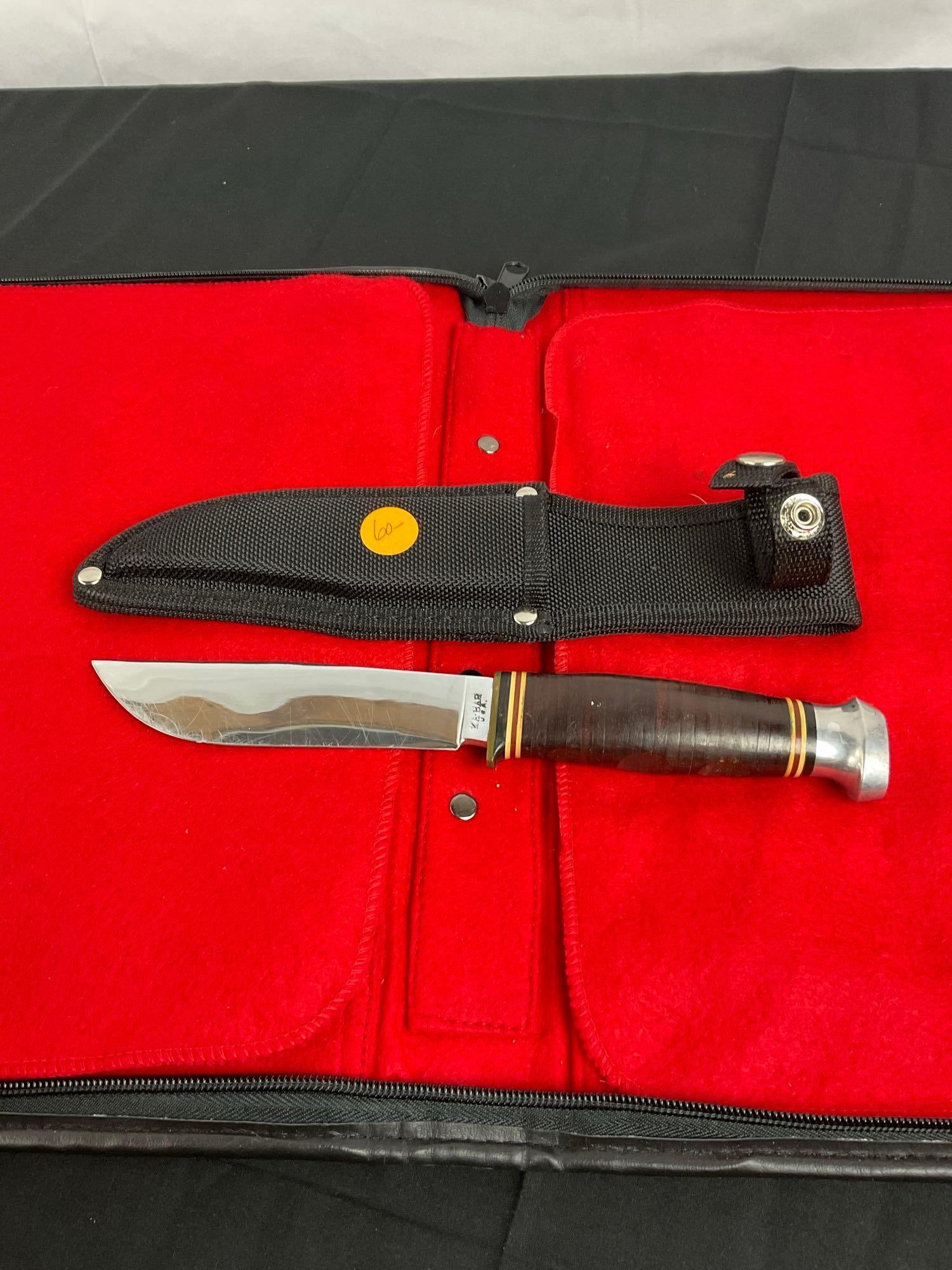 KA-BAR USA Fixed Blade Knife w/ Sheath - 5" Blade - See pics (1 of 5)